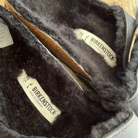 Birkenstock  Madrid  shearling  sandals  Lady  5 - Picture 3 of 7